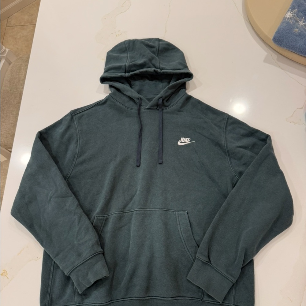 Nike Men's Dark Teal Hoodie